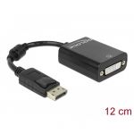 61847, DisplayPort 1.1, tata &gt; DVI mama, pasiv, negru