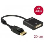 62599, DisplayPort 1.2 tata &gt; DVI mama 4K Activ negru