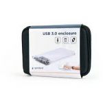 EE2-U3S9-6 HDD/SSD enclosure for 2.5 SATA - USB 3.0 9.5mm transparent plastic
