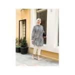 Cămașă damă, model alb cu dungi negre Engros
