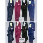 Pantaloni CATIFEA CU BLANA de fete Engros, mix culori