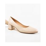 Pantofi cu toc dama Engros, model Bubby, bej