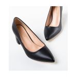 Pantofi cu toc dama Engros, model Gemma, negru