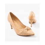 Pantofi cu toc dama Engros, model Olymp, crem