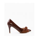 Pantofi cu toc dama Engros, model Olymp, maro