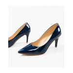 Pantofi cu toc dama Engros, model Plevny, bleumarin