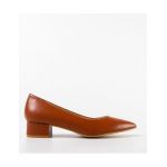 Pantofi cu toc dama Engros, model Rudd, camel