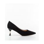Pantofi cu toc dama Engros, model Trois, negru