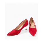 Pantofi cu toc dama Engros, model Trois, rosu
