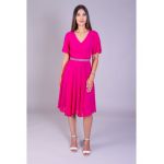 Rochie AMY din voal fucsia engros