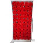 ​Set 50 trandafiri rosii din săpun parfumați engros