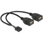 83292, USB internal to external cable - USB to 9 pin USB header - 20 cm
