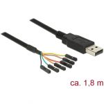 83787, Converter USB 2.0 &gt; Serial-TTL 6 pin pin header connector individually 1.8 m (3.3 V) - serial adapter - USB