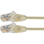 0.5 m CAT6 Cable - Slim CAT6 Patch Cord - Grey - Snagless RJ45 Connectors - Gigabit Ethernet Cable - 28 AWG (N6PAT50CMGRS) - patch cable - 50 cm - gray