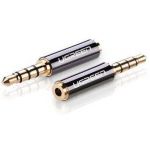 20502 adapter / adapter from 2.5 mm micro jack to 3.5 mm mini jack (black)