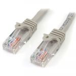 45PAT2MGR, 2m Gray Cat5e / Cat 5 Snagless Patch Cable - patch cable - 2 m - gray