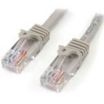 45PAT5MGR, 5m Grey Cat5e / Cat 5 Snagless Patch Cable 5 m - patch cable - 5 m - gray