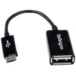 5in Micro USB to USB OTG Host Adapter - Micro USB Male to USB A Female On-The-GO Host Cable Adapter (UUSBOTG) - USB adapter - USB to Micro-USB Type B - 12.7 cm
