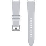 Galaxy Watch 4 / 4 Classic - Bratara Ridge Sport Band (20mm, M/L), fluoroelastomer, Argintiu