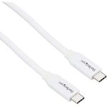 USB C to USB C Cable - 13 ft / 4m - 5A PD - M/M - White - USB 2.0 - USB-IF Certified - USB Type C Cable - USB C Charging Cable (USB2C5C4MW) - USB-C cable - 4 m