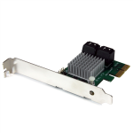 4 Port PCI Express 2.0 SATA III 6Gbps RAID Controller Card with HyperDuo SSD Tiering - PCIe SATA 3 Controller Adapter (PEXSAT34RH) - storage controller (RAID) - SATA 6Gb/s - PCIe 2.0 x2