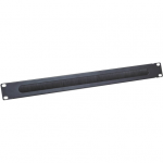 cable entry panel brush 1U black ORCEB1B