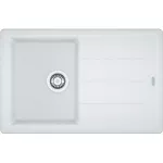Chiuveta fragranite BFG 611-78, 780 x 500 mm, Alb