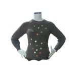 Pulover cu decoratii colorate, en-gross