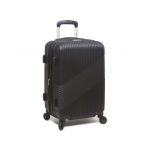 Set Engross 3 valize troler ABS, 4 roți, negru, 3 dimensiuni