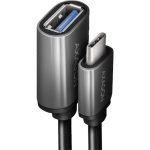 1x USB tip C Male - 1x USB Female, gri