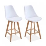 Set 2 buc Scaun bar Itsy, Alb, HR-SCHRITSY-WHT
