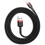 Cablu Date Lightning USB Cable Cafule 1.5A 2m (black &amp; red)