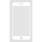 Folie de protectie 3D Premium iPhone 6+/ 7+/ 8+ White