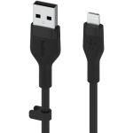 Cablu Date Flex Lightning/USB-A 1m mfi cert., black CAA008bt1MBK