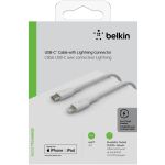 Cablu Date Lightning/USB-C Cable 2m braided, mfi cert., white