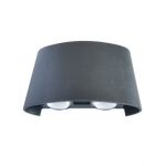 Aplica LED 2x2W Exterior Negru AL-042 3500K