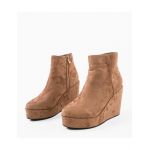 Botine cu platforma dama Malone Engros, bej