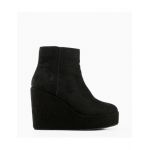 Botine cu platforma dama Malone Engros, negre