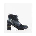 Botine cu toc dama Murray Engros, negre