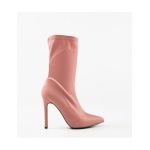 Botine cu toc Engros, model Broome, roz