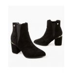 Botine cu toc Engros, model Harbour, negre