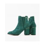 Botine cu toc Engros, model Harbour, verzi