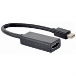 1x miniDisplayPort Male - 1x HDMI Female, negru