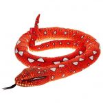Jucarie de Plush Mascot Snake red 180 cm