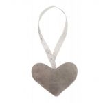 Jucarie Plush Lavender heart Grey E304