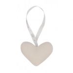 Jucarie Plush Lavender heart White E-302
