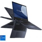 14&#039;&#039; ExpertBook B5 Flip B5402FBA, FHD Touch, Procesor Intel Core i7-1260P (18M Cache, up to 4.70 GHz), 24GB DDR5, 1TB SSD, Intel Iris Xe, Win 11 Pro, Star Black