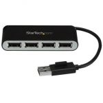 4 Port USB 2.0 Black &amp; Silver