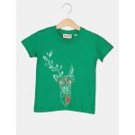 TRICOU CERB FAMILIE COPII K GREEN-12