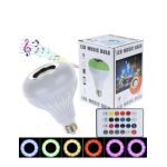 Bec Muzical Inteligent Led, cu Bluetooth, Lumini colorate Telecomanda, si Lumini colorate engros